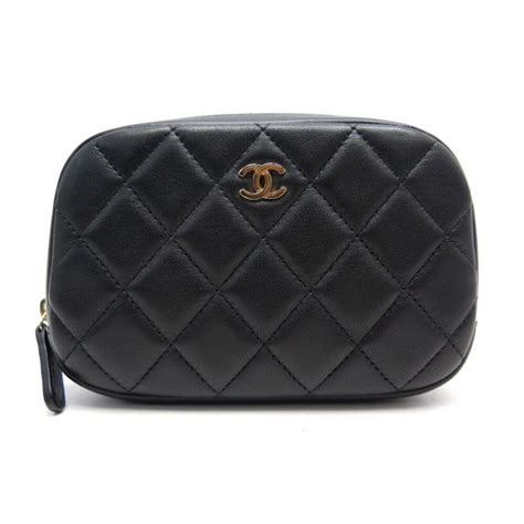 pochette cosmetique chanel|chanel patchwork pouch.